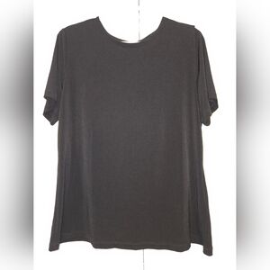 Susan Graver‎ Classic Black Short Sleeve Top